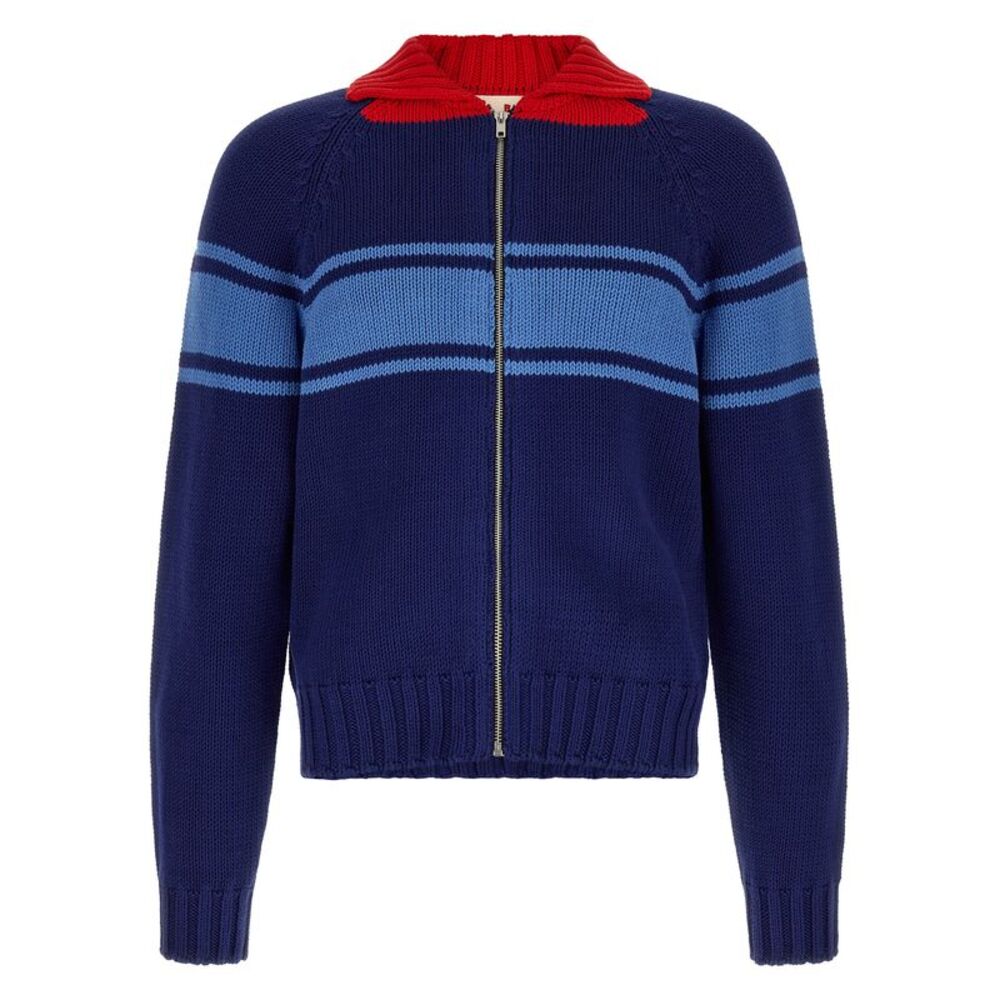 Marni Blue Cotton Men's Cardigan